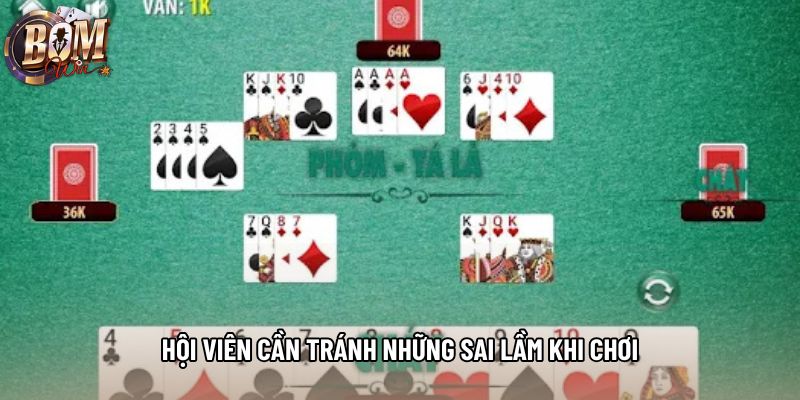 Hội viên cần tránh những sai lầm khi chơi Hội viên cần tránh những sai lầm khi chơi